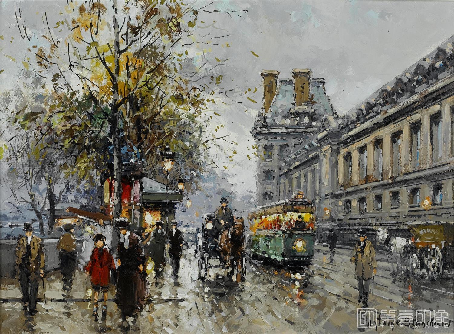 油画-安托万·布兰乍得 Antoine Blanchard作品-062